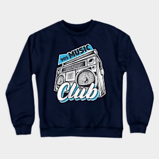 90s music club Crewneck Sweatshirt